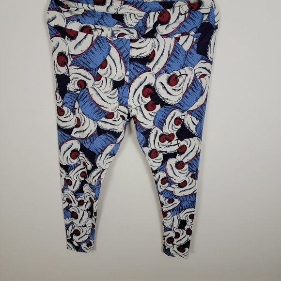 LuLaRoe Buttery Soft Cupcake Leggings - Tall & Curvy - Picture 1 of 2
